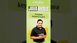 Transient keyword in java keywords javaexperts interviewquestions shortsviral [upl. by Xenophon]