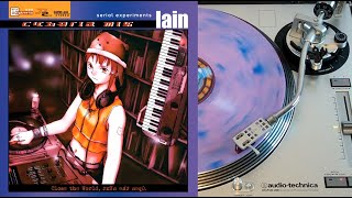 Serial Experiments Lain Sound Track Cyberia Mix  OST vinyl LP face A Not on label [upl. by Fredrika397]