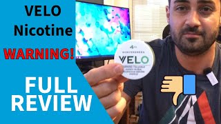 Thinking about trying VELO Nicotine pouches WATCH FIRST [upl. by Eanyl]