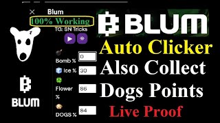 New BLUM AUTO CLICKER  BLUM amp DOGS Auto Clicker  Blum Auto Clicker Update Version  DOGS BLUM [upl. by Aicenav]