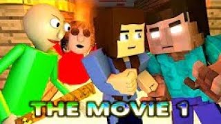 BALDIS BASICS VS HEROBRINE CHALLENGE THE MOVIE Official Baldi Minecraft Animation Horror Game [upl. by Ecirtnuahs]