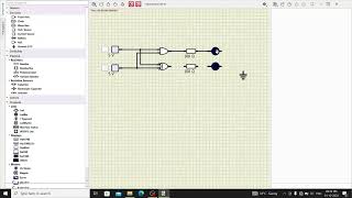 Half Adder amp Subtractor Using SimulIDE [upl. by Uke]