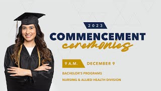 Fall Commencement Live Stream  December 9 2023  900 am [upl. by Hsirt]