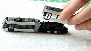 Converting Tomytec Toyama Centram tram with Tomytec Motor Chassis TMLRT01 [upl. by Htebharas816]