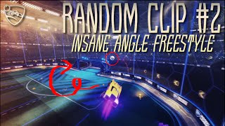 INSANE ANGLE FREESTYLE  Random Clip 2 Rocket League [upl. by Naitsirt]