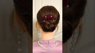 Quick and easy hairstyle viralvideo hairstyle shortvideo easyhairstyles hair shorts [upl. by Salazar]