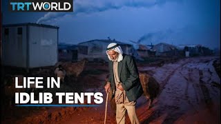 More than 1M forcibly displaced Syrians live in tents in Idlib [upl. by Asehr918]