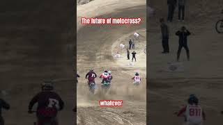 Electric Bike STUNS Two Strokes 😮 The future of motocross [upl. by Annitsirhc119]