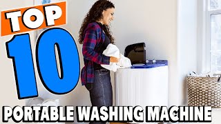 Top 10 Best Portable Washing Machines Review in 2024 [upl. by Lust555]