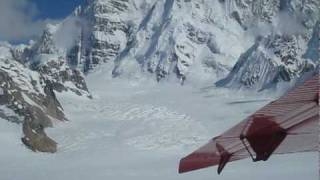 Denali National Park Scenic Flight [upl. by Cocke]