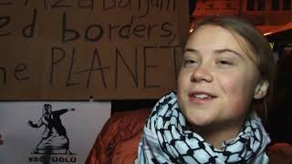 COP29 allows Baku to greenwash human rights abuses says Thunberg [upl. by Serle]