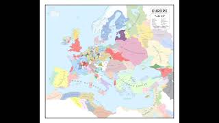 1444 map of Europe Credits in image [upl. by Linetta560]