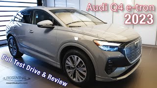 2023 Audi Q4 etron Test Drive amp Review [upl. by Tanner]