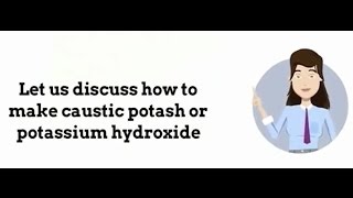 How to make potassium hydroxide or caustic potash  WorldOfChemicals [upl. by Hembree]