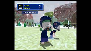 Backyard Football Gamecube Spectator Matches Snowy Animals [upl. by Nigem]