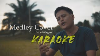 Medley Lagu Dusun Karaoke  Atmosfera Cover [upl. by Aluor]