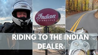 Riding To My Closest Indian Dealer amp Chatting About Another Dealer [upl. by Nnayelsel]