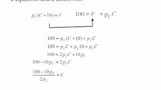 Econ  Demand Algebraically LBD 53 [upl. by Falzetta]