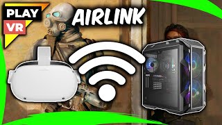 ¿Cómo conectar sus visores Quest 2  Quest Pro de forma inalámbrica mediante Airlink [upl. by Shrier474]