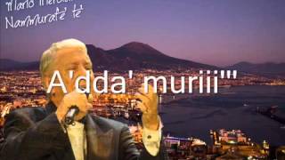 Mario Merola Nammuratete Karaoke [upl. by Lemej]