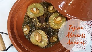 🇲🇦TAJINE SUCRE ABRICOTS ANANAS  طاجين مغربي باللحم والبرقوق 🇲🇦 [upl. by Lina]