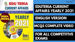 Edu teria Current Affairs 2022MCQs Complete Video English Version for BPSC UPPSC etcProxy Gyan [upl. by Urias]