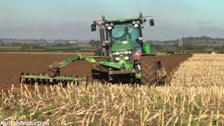 John Deere 7930 Ploughing With Front Furrow Press [upl. by Phedra]