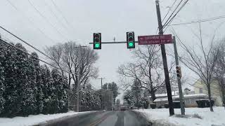 Jenkintown  Joyride Beautiful snow  winter season [upl. by Idurt]