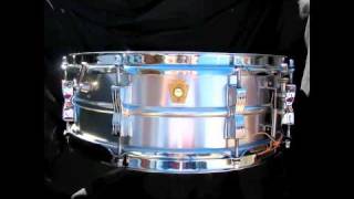 3 Vintage Ludwig snare drums Acrolite LM400 Super Ludwig [upl. by Emiaj]