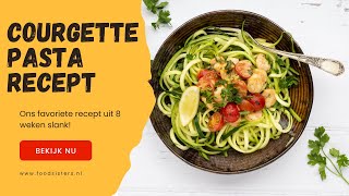 Gezond recept Courgette spaghetti bolognese [upl. by Assereht]