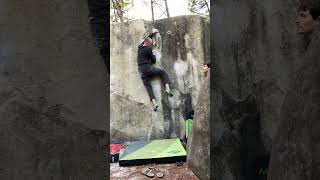 Fausse Danse easier version 6aish bouldering climbing improving [upl. by Yarod]