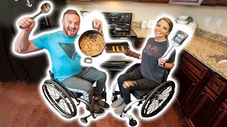 Wheelchair Cooking in a NonAdapted Kitchen [upl. by Notsnarc308]