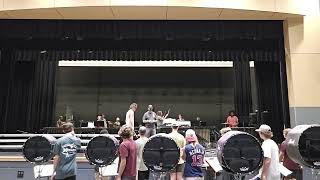 Ringgold Percussion Band Camp Ballad Rehearsal [upl. by Anyala]