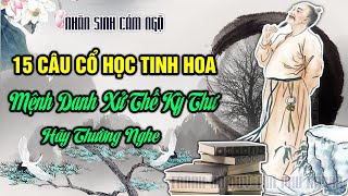 15 Câu Cổ Học Tinh Hoa Được Người Xưa Đúc Kết  Lúc Khốn Cảm Mê Mang Hãy Thường Nghe [upl. by Ermentrude287]