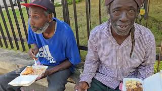 Buying food today for the homeless  Colaz ensuring that they get dinner while hes away [upl. by Eeluj552]