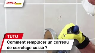 Comment remplacer un carreau de carrelage cassé   Bricomarché [upl. by Demha]