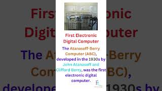 First Electronic Digital Computer [upl. by Hawk]