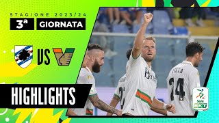 HIGHLIGHTS  Sampdoria vs Venezia 12  SERIE BKT [upl. by Imugem949]