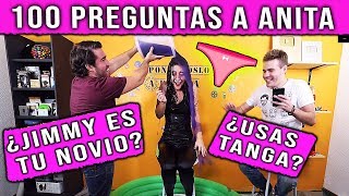 Anita responde 100 preguntas en 5 minutos ¿Jimmy es tu novio Pongamoslo a prueba [upl. by Primalia457]