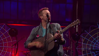 Coldplay  Mylo XylotoHurts Like Heaven Live on Letterman [upl. by Lleon]