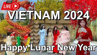 LUNAR NEW YEAR 2024 VIETNAM 🇻🇳 Happy Lunar New Year Ho Chi Minh City [upl. by Kone]