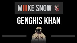 Miike Snow • Genghis Khan CC Upgraded Video 🎤 Karaoke Instrumental Lyrics [upl. by Irah]