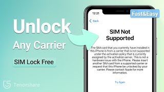 iPhone SIM Lock Removal  How to Unlock iPhone from Any Carrier  2024 Newest [upl. by Crutcher846]