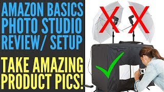 AmazonBasics Photo Studio Review  eBay Photography Light Box LED Tent for Online Reselling [upl. by Maurer]