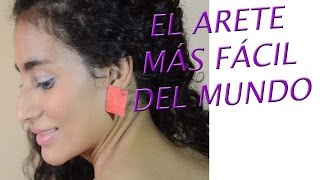 DIY Bisutería Pendientes Reciclado  Aretes de Moda  ACCESORIOS MARSA [upl. by Kylila]