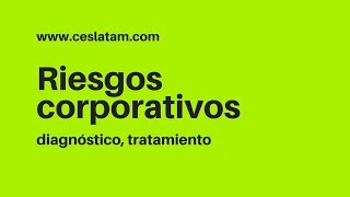 Riesgos corporativos diagnostico tratamiento medidas de control [upl. by Berky]