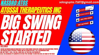 BIG SWING STARTED  ATOS STOCK ANALYSIS  ATOSSA THERAPEUTICS STOCK [upl. by Yarvis]