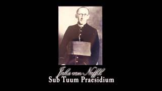 Sub Tuum Praesidium  Jules van Nuffel [upl. by Leland680]