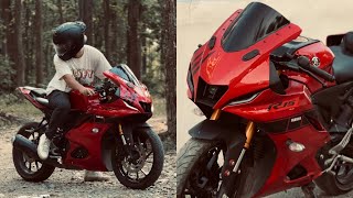 MY R15 V4 NEW MODIFICATIONS♥️ MOST DECENT MODIFIED R15 IN INDIA🇮🇳 WALI VLOGS  R15V4 trending [upl. by Rehoptsirhc640]