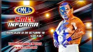 CMLL INFORMA 10 DE OCTUBRE DE 2018 [upl. by Anaela]